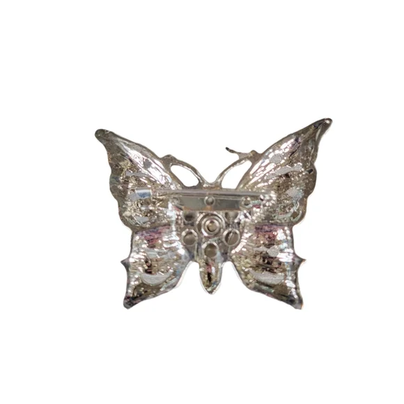 Butterfly Snap Brooch - Picture 2 of 2